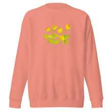 Load image into Gallery viewer, SYMPHONY IN YELLOW - Unisex Yellow and Gold Floral Sweatshirt