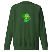 Load image into Gallery viewer, NASTURTIUMS - Unisex Yellow and Green Floral Sweatshirt