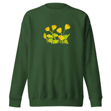 Load image into Gallery viewer, SYMPHONY IN YELLOW - Unisex Yellow and Gold Floral Sweatshirt