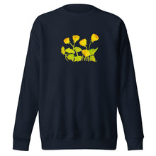 Load image into Gallery viewer, SYMPHONY IN YELLOW - Unisex Yellow and Gold Floral Sweatshirt