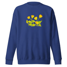 Load image into Gallery viewer, SYMPHONY IN YELLOW - Unisex Yellow and Gold Floral Sweatshirt