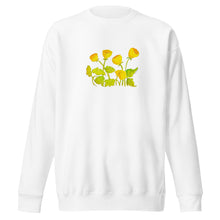Load image into Gallery viewer, SYMPHONY IN YELLOW - Unisex Yellow and Gold Floral Sweatshirt