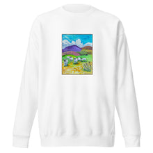 Load image into Gallery viewer, BLUE SKY DAY - Unisex Landscape with Sheep Sweatshirt