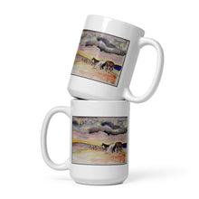 Load image into Gallery viewer, WAITING OUT THE STORM - Three Horses Under Clouds Mug