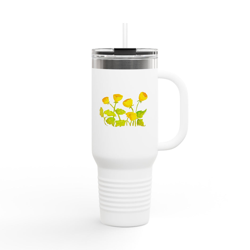 SYMPHONY IN YELLOW - Insulated Travel Mug - 40oz