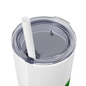 NASTURTIUMS - Skinny Tumbler with Straw