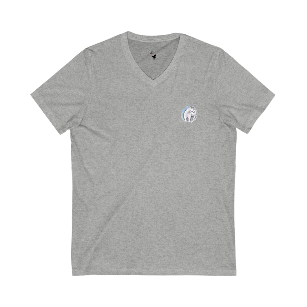 UNICORN (Pocket Design) - V-Neck Tee