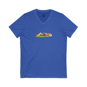MOTHER & FOAL - Women's V-Neck T-Shirt