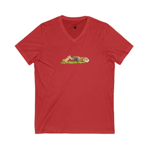 MOTHER & FOAL - Women's V-Neck T-Shirt