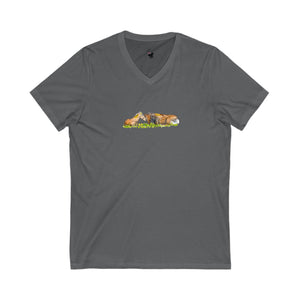 MOTHER & FOAL - Women's V-Neck T-Shirt