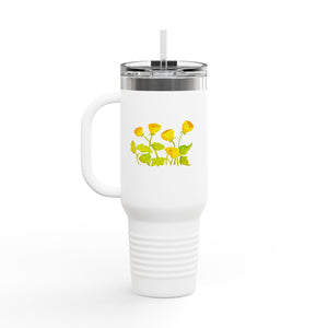 SYMPHONY IN YELLOW - Insulated Travel Mug - 40oz