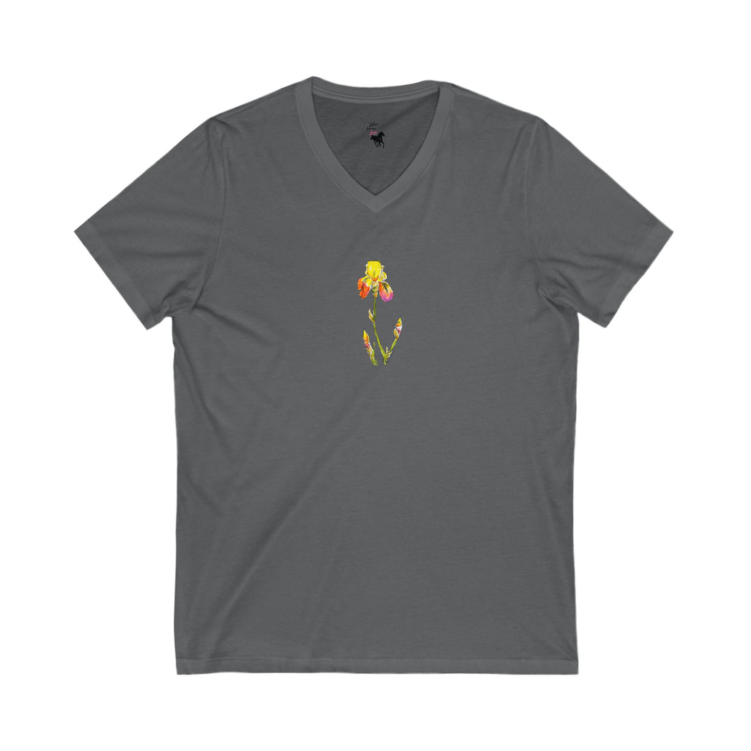Copy of YELLOW IRIS - Women's V-Neck T-Shirt