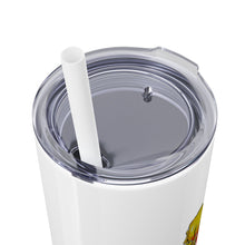 Load image into Gallery viewer, YELLOW IRIS - Skinny Tumbler with Straw
