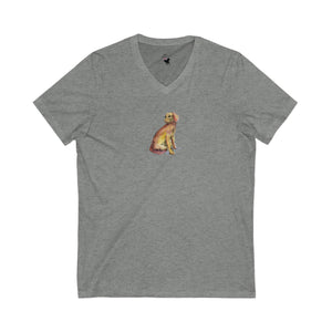 HEARTFUL DOG - Women's V-Neck T-Shirt
