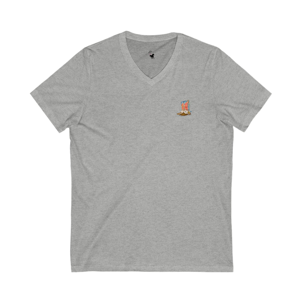 MY BEST BOOTS (Pocket Design) - V-Neck Tee