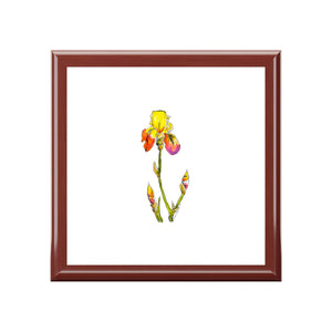 YELLOW IRIS - Jewelry Box