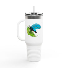 Load image into Gallery viewer, BUTTERFLY BLUES - Insulated Travel Mug - 40oz

