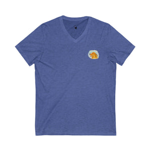 GOLDEN FAN (Pocket Design) - V-Neck Tee