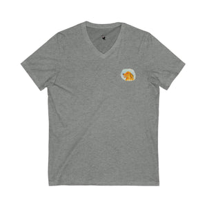GOLDEN FAN (Pocket Design) - V-Neck Tee
