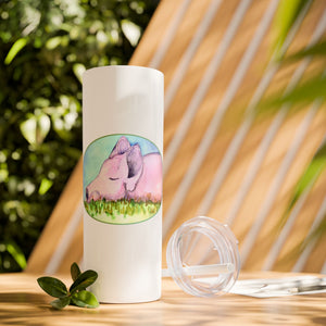 PIG - Skinny Tumbler with Straw