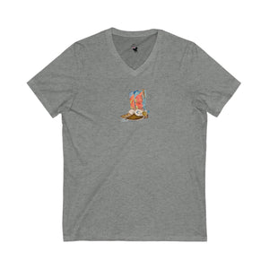MY BEST BOOTS - Women's V-Neck T-Shirt