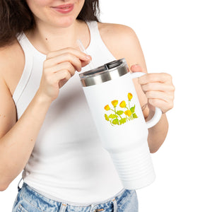 SYMPHONY IN YELLOW - Insulated Travel Mug - 40oz