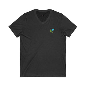 BUTTERFLY BLUES (Pocket Design) - V-Neck Tee