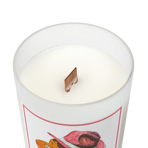 TWO HATS - 11oz Frosted Glass Candle