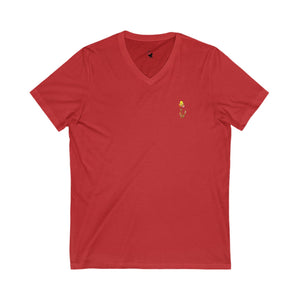 YELLOW IRIS (Pocket Design) - V-Neck Tee