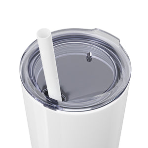 SYMPHONY IN YELLOW - Skinny Tumbler with Straw