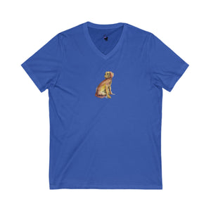 HEARTFUL DOG - Women's V-Neck T-Shirt