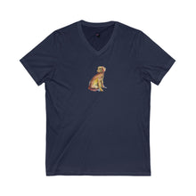 Load image into Gallery viewer, HEARTFUL DOG - Women&#39;s V-Neck T-Shirt
