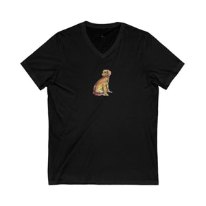 HEARTFUL DOG - Women's V-Neck T-Shirt