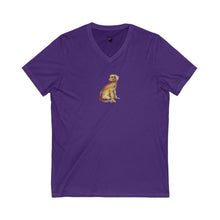 Load image into Gallery viewer, HEARTFUL DOG - Women&#39;s V-Neck T-Shirt
