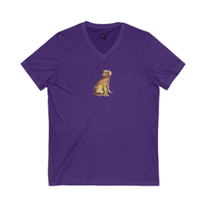 HEARTFUL DOG - Women's V-Neck T-Shirt