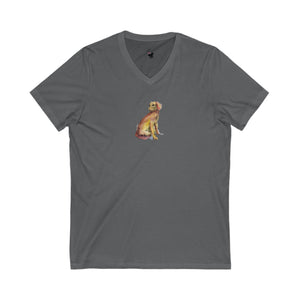 HEARTFUL DOG - Women's V-Neck T-Shirt