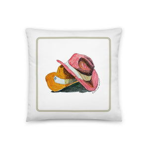 TWO HATS - Cowboy Baseball Pillow