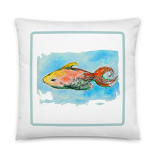 Load image into Gallery viewer, GONE FISHING - Fish Pillow
