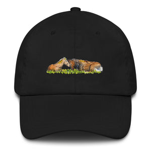 FOAL AND MOTHER - Horses Hat