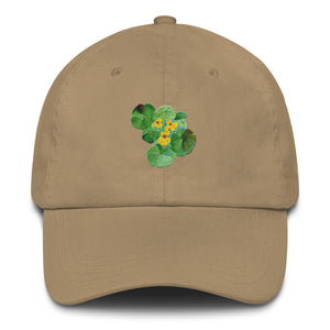 NASTURTIUMS - Yellow and Green Floral Hat