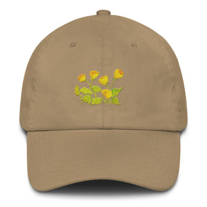 SYMPHONY IN YELLOW - Yellow and Gold Floral Hat
