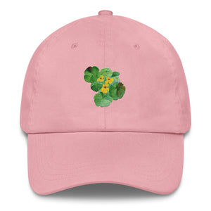 NASTURTIUMS - Yellow and Green Floral Hat