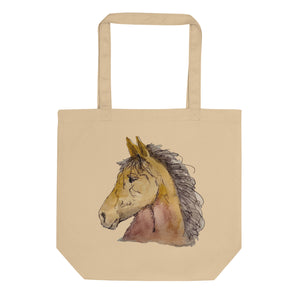 BUCKSKIN BEAUTY - Brown Horse Eco Tote Bag