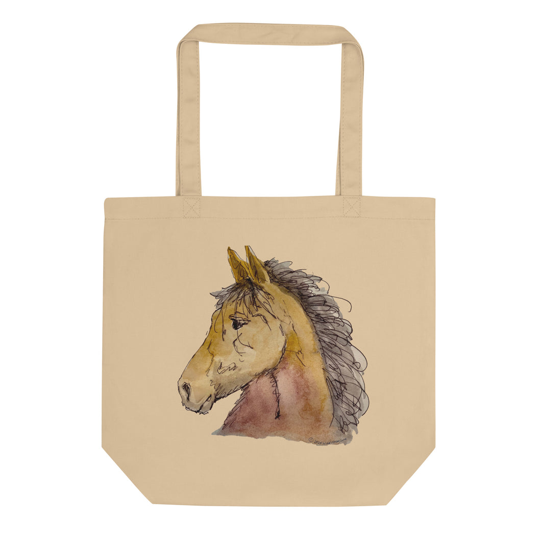 BUCKSKIN BEAUTY - Brown Horse Eco Tote Bag