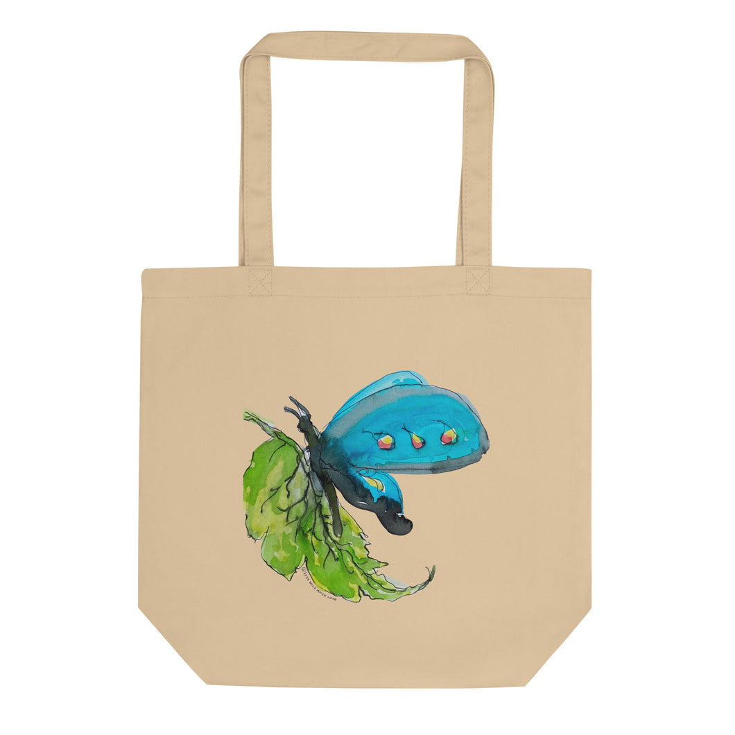 BUTTERFLY BLUES - Butterfly Eco Tote Bag