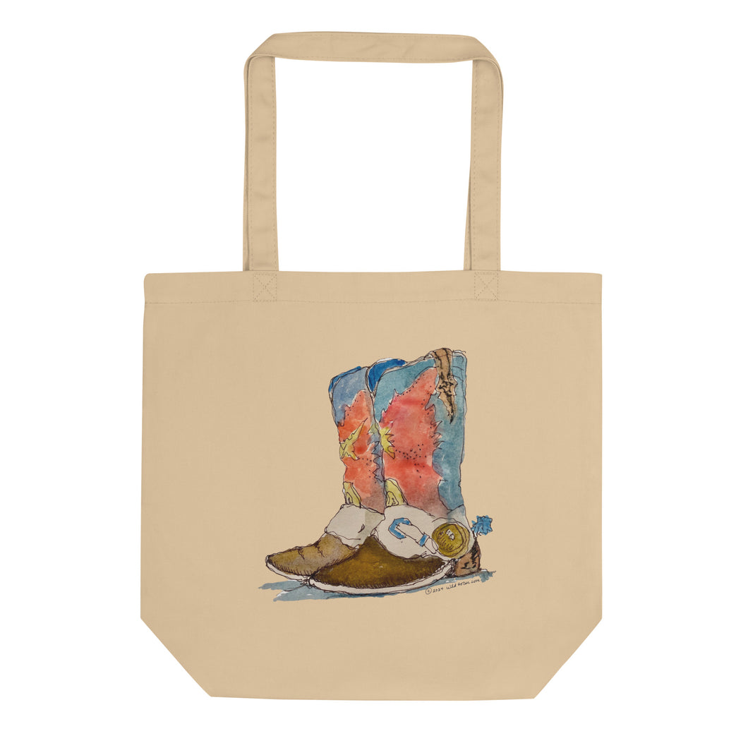 MY BEST BOOTS - Cowboy Boots Eco Tote Bag
