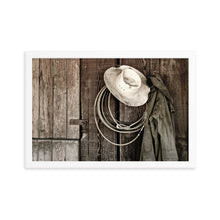 Load image into Gallery viewer, THE WHITE HAT - Framed Poster
