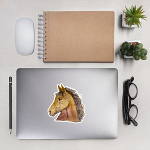 BUCKSKIN BEAUTY - Brown Horse Stickers
