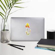 Load image into Gallery viewer, YELLOW IRIS - Floral Iris Stickers
