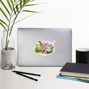 BOUQUET TO GO - Pink and White Floral Stickers